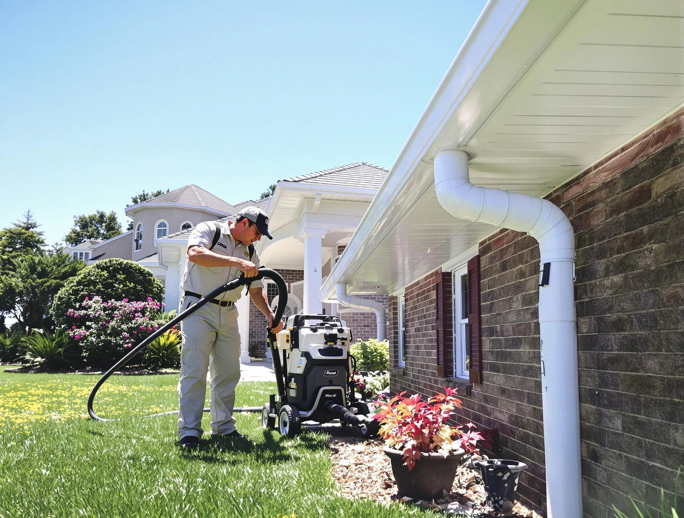 Downspout Cleaning in North Ridgeville