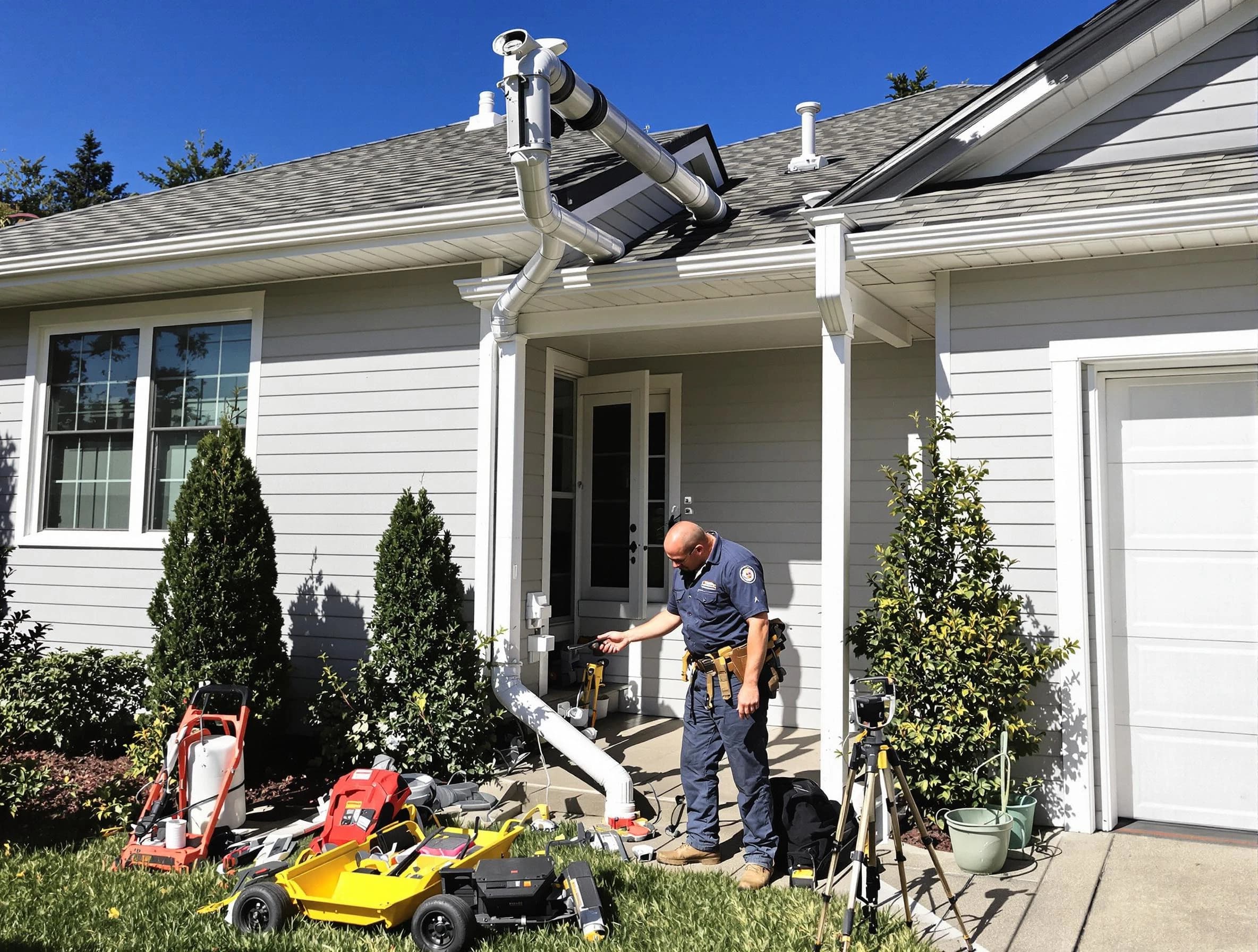 Downspout Repair in North Ridgeville